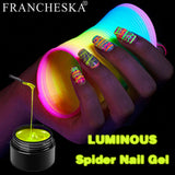 Luminous Spider Nail Gel/ 6 Colors/Set